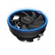 Кулер для процессора/ CPU Cooler PCCooler E126M B (92W, 4-pin PWM, 70mm, Al/Cu, -mm, Blue LED, 1x120mm, 56CFM, 26.5dBA, 1800RPM, S: 1700/1200/115X, AM5/AM4, black)