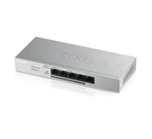 Коммутатор Smart L2 коммутатор PoE+ Zyxel GS1200-5HP v2, 5xGE (4xPoE+), настольный, бесшумный, с поддержкой VLAN, IGMP, QoS и Link Aggregation, бюджет PoE 60 Вт