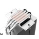 Кулер для процессора ID-COOLING SE-214-XT ARGB WHITE LGA1700/1200/115X/AM4 (16шт/кор, TDP 180W, PWM, 4 тепл.трубки прямого контакта, FAN 120mm, Addressable RGB LED, белый) RET