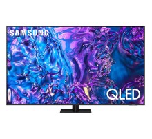 Телевизор ЖК 65'' Samsung/ 65", QLED, Ultra HD, Tizen Smart TV, 120 Hz, HDR10+, Wi-Fi, Voice, DVB-T2/C/S2, Bluetooth, CI+(1.4), FreeSync Premium, 20W, OTS Lite, 3HDMI, 2USB, Titan Gray 2024