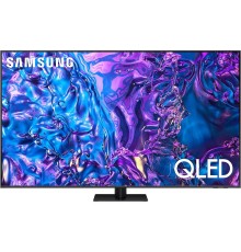 Телевизор ЖК 65'' Samsung/ 65", QLED, Ultra HD, Tizen Smart TV, 120 Hz, HDR10+, Wi-Fi, Voice, DVB-T2/C/S2, Bluetooth, CI+(1.4), FreeSync Premium, 20W, OTS Lite, 3HDMI, 2USB, Titan Gray 2024