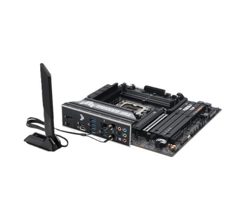 Материнская плата ASUS TUF GAMING B860M-PLUS WIFI, LGA1851, B860, 4*DDR5, 4*SATA, 3*M.2, 6*USB 3.2, 1*USB 2.0, Type-C, 1*PCIx16, 1*PCIx4, DP+HDMI, mATX; 90MB1JV0-M0EAY0
