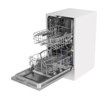 Посудомоечная бытовая машина HOMSair/ Встраиваемая, 45 см, 9 комплектов, 4 программ, 49 дБ, А++, расход воды - 9 л., отложенный старт, половинная загрузка