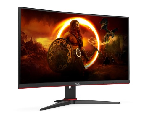 Монитор игровой 23.6'' 16:9 1920х1080(FHD) VA, Curved, 165 Hz, 250 cd/m2, 3000:1, 80M:1, 4ms, VGA, 2xHDMI, DP, Tilt, Speakers, Black+Cherry (Вскрытая упаковка) Монитор игровой 23.6'' 16:9 1920х1080(FHD) VA, Curved, 165 Hz, 250 cd/m2, 3000:1, 80M:1, 4ms, VGA, 2xHDMI, DP, Tilt, Speakers, Black+Cherry (Вскрытая упаковка)