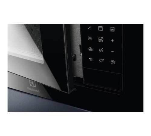 Встраиваемая микроволновая печь ELECTROLUX/ Микроволновая печь с грилем, объем 25 л., высота 390 мм, цвет черный
