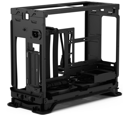 Корпус ПК без блока питания/ Case Fractal Design Era 2, Mini-Tower, 2x120mm, 2xUSB-A 3.0 + 1xUSB 3.2 Type-C, SFX PSU Support, mITX Charcoal Gray