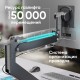 Кронштейн для мониторов ONKRON/ 17-57" ГАЗЛИФТ макс 200*200 наклон -20"/+60", поворот +90° ~-90°, угол вращения VESA 180", 2 колена, вылет от основания 0-585мм, вертик перемещение 325-655мм, вес 2-27кг, портретная/альбомная ориентация,