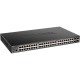 Коммутатор/ DGS-1250-52XMP Smart L2 Switch 48x1000Base-T PoE, 4х10GBase-X SFP+, PoE Budget 370W, CLI, RJ45 Console