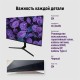 Монитор IRBIS SMARTVIEW 27'' LED Monitor 2560x1440, 16:9, IPS, 300 cd/m2, 1000:1, 3ms, 178°/178°, HDMI, DP, USBх2, USB-C(65W), Audio output, 75Hz Height Tilt Swiv Pivot Speak внешн. Бп Black 3y (China)