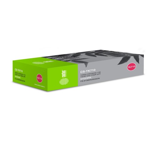 -/ Картридж лазерный Cactus CS-TK710 TK-710 черный (40000стр.) для Kyocera Mita FS 9130/9130DN/ 9530