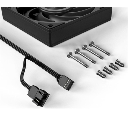 Вентилятор для корпуса ID-COOLING DF-125-K 120x120x25мм (60шт./кор, PWM, черный, 0-2150об/мин)  BOX