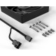Вентилятор для корпуса ID-COOLING DF-125-K 120x120x25мм (60шт./кор, PWM, черный, 0-2150об/мин)  BOX