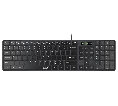 Клавиатура Genius SlimStar 126 Black USB (Only Laser) (Мятая упаковка) Клавиатура Genius SlimStar 126 Black USB (Only Laser) (Мятая упаковка)