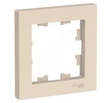 ATLASDESIGN 1-постовая РАМКА, БЕЖЕВЫЙ