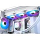 Система жидкостного охлаждения/ Water Cooling System Thermalright Frozen Prism 360 White (360mm, Black, ARGB/ Fans: 3x120mm, 70.4CFM, 27dBA, 1850RPM/ Pump height 53mm, 23dBA, 3300RPM, Rad thickness 27mm/ S: 1700, 1200, 20XX, 115X, AM5, AM4)