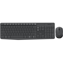 Клавиатура+мышь Logitech Wireless Desktop MK235 (Keybord&mouse),  USB, Black, Rus/Eng, [920-007948]