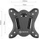 Кронштейн ONKRON/ 10-35'' макс 100*100 мм, 1 колено, наклон -+ 8", поворот: 140°, угол вращения 360°, от стены 80-220 мм, макс вес 25кг, черный