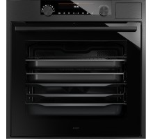 Встраиваемые электрические духовки ASKO/ Арт. 736348 ; 59.5x59.5x54.6, 75 л, гриль, телескопы на 2-х уровнях, приготовление на пару, цветной TFT дисплей, очистка Aqua Clean, таймер, термощуп, черная сталь