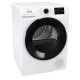 Сушильная машина Gorenje/ Сушильная машина Gorenje, конденсационная с тепловым насосом, 16 программ, цифровой дисплей, Wi-Fi управление, подсветка барабана, пауза, энергоэффективность А++, цувет белый
