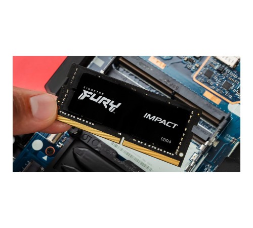 Память оперативная/ Kingston 8GB 4800MT/s DDR5 CL38 SODIMM FURY Impact PnP Память оперативная/ Kingston 8GB 4800MT/s DDR5 CL38 SODIMM FURY Impact PnP
