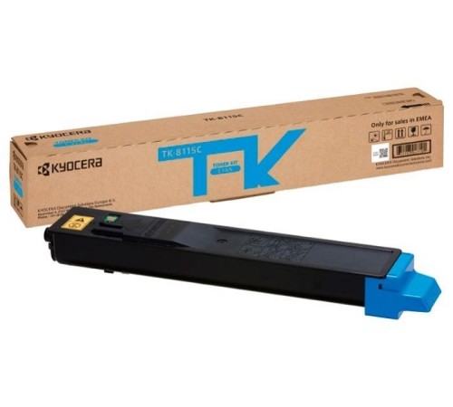 Kyocera Тонер-картридж TK-8115C для M8124cidn/M8130cidn голубой (6000 стр.)