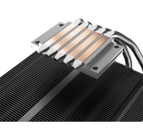 Кулер для процессора ID-COOLING IS-50 MAX RGB V3 LGA1700/1200/115X/AM5/AM4 низкопрофильный высота 77mm (27шт/кор, TDP 130W, PWM, 5 тепл.трубок, RGB FAN 120mm) BOX