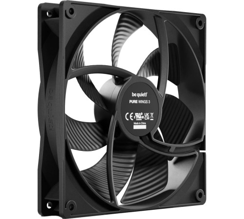 Кулер для корпуса/ Case Cooler be quiet! PURE WINGS 3 120mm PWM (120x120x25mm, 4-pin PWM, 49.9CFM, 25.5dBA, 1600RPM, Black) Кулер для корпуса/ Case Cooler be quiet! PURE WINGS 3 120mm PWM (120x120x25mm, 4-pin PWM, 49.9CFM, 25.5dBA, 1600RPM, Black)
