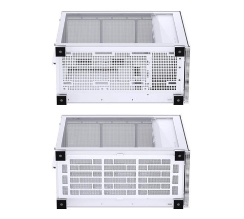 Корпус без блока питания/ Case JONSBO D41 STD, Midi-Tower, TG, no fan, 1xUSB-A 3.2 + 1xUSB-C 3.2, ATX, mATX White