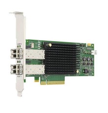 Сетевая карта Emulex LPe31002-M6  bulk   Gen 6 (16GFC), 2-port,  16Gb/s, PCIe Gen3 x8, трансиверы установлены, LP+FH brackets, OEM