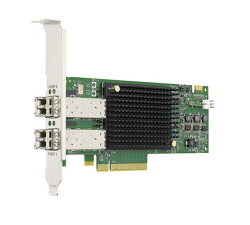 Сетевая карта Emulex LPe31002-M6 bulk Gen 6 (16GFC), 2-port, 16Gb/s, PCIe Gen3 x8, трансиверы установлены, LP+FH brackets, OEM Сетевая карта Emulex LPe31002-M6 bulk Gen 6 (16GFC), 2-port, 16Gb/s, PCIe Gen3 x8, трансиверы установлены, LP+FH brackets, OEM