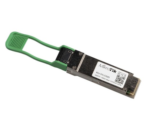 Трансивер MikroTik QSFP28 optical module XQ+31LC02D, SM, 2km, 100G Трансивер MikroTik QSFP28 optical module XQ+31LC02D, SM, 2km, 100G