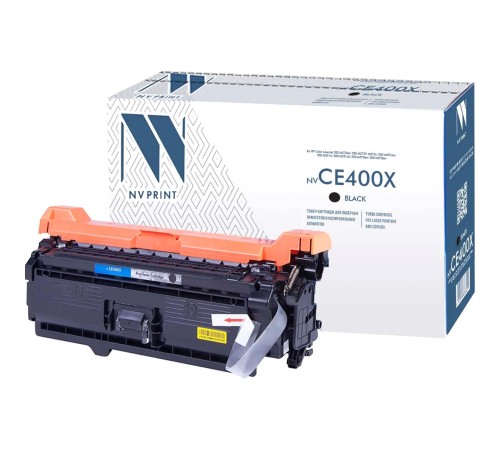 -/ Тонер-картридж NVP NV-CE400X Black для HP Color LaserJet 500 M575dn/ 500 M575f/ M575c/ 500 M551dn/ 500 M551n/ 500 M551xh/ 500 M570dn/ 500 M570dw (11000k) -/ Тонер-картридж NVP NV-CE400X Black для HP Color LaserJet 500 M575dn/ 500 M575f/ M575c/ 500 M551dn/ 500 M551n/ 500 M551xh/ 500 M570dn/ 500 M570dw (11000k)