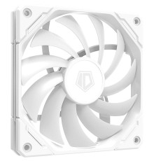 Кулер для корпуса/ Case Cooler ID-COOLING TF-12015-W (120x120x15mm, 4-pin PWM, 67.58CFM, 32.3dBA, 2200RPM, White)