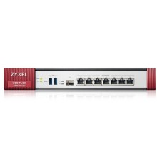 Межсетевой экран Межсетевой экран и Wi-Fi контроллер Zyxel USG FLEX 500 с подпиской Gold на 1 год (AS, AV, CF, IDP/DPI, Sandboxing, SecuReporter, Secure Wi-Fi, 72 AP), Rack, 7 конфигурируемых (LAN/WAN) портов GE, 1xSF