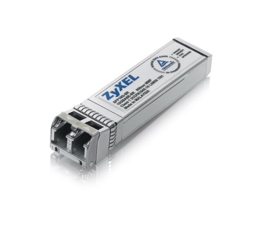 SFP-трансивер Zyxel SFP10G-SR, multi mode, SFP+, Duplex LC, 850nm, поддержка DDMI, 300 м SFP-трансивер Zyxel SFP10G-SR, multi mode, SFP+, Duplex LC, 850nm, поддержка DDMI, 300 м