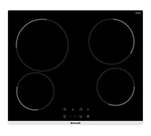 Встраиваемая электрическая панель BRANDT 45x600x510 mm, induction, touch control, timer, 9 modes