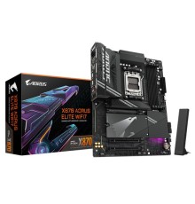 Материнская плата GIGABYTE X870 AORUS ELITE WIFI7 , AM5, X870, 4*DDR5,  4*SATA, 4*M.2, 6*USB 3.2, 4*USB 2.0, 2*Type-C, 3*PCIx16, HDMI, ATX