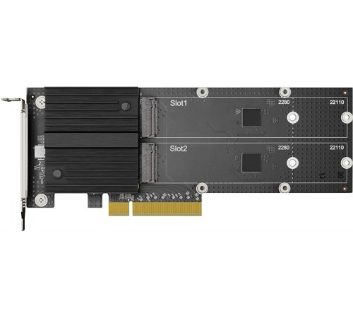 адаптер Synology M.2 SSD-NVME adapter,PCIe 3.0x8, M.2 22110/2280 адаптер Synology M.2 SSD-NVME adapter,PCIe 3.0x8, M.2 22110/2280
