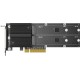 адаптер Synology M.2 SSD-NVME adapter,PCIe 3.0x8, M.2 22110/2280