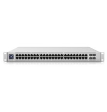 Коммутатор Ubiquiti Switch Enterprise 48 PoE Layer 3, PoE switch with (48) 2.5GbE, 802.3at PoE+ RJ45 ports and (4) 10G SFP+ ports. (существенное повреждение коробки)