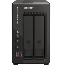 Сетевое хранилище без дисков/ SMB QNAP TS-253E-8G NAS, 2-tray w/o HDD. 2xHDMI-port. 4-core Celeron J6412 2-2.6 GHz, 8GB DDR,  2x2.5Gb LAN, 2 x M.2 2280 PCIe Gen 3 x2, 2x USB 3.2 Gen 2 (10Gbps) Port, 2x USB 2.0 port