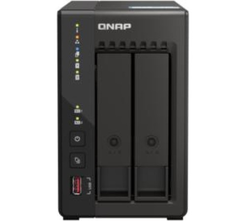 Сетевое хранилище без дисков/ SMB QNAP TS-253E-8G NAS, 2-tray w/o HDD. 2xHDMI-port. 4-core Celeron J6412 2-2.6 GHz, 8GB DDR, 2x2.5Gb LAN, 2 x M.2 2280 PCIe Gen 3 x2, 2x USB 3.2 Gen 2 (10Gbps) Port, 2x USB 2.0 port Сетевое хранилище без дисков/ SMB QNAP TS-253E-8G NAS, 2-tray w/o HDD. 2xHDMI-port. 4-core Celeron J6412 2-2.6 GHz, 8GB DDR, 2x2.5Gb LAN, 2 x M.2 2280 PCIe Gen 3 x2, 2x USB 3.2 Gen 2 (10Gbps) Port, 2x USB 2.0 port