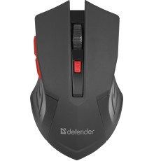 Defender Беспроводная оптическая мышь Accura MM-275 красный,6 кнопок, 800-1600 dpi