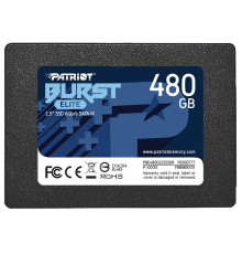 Твердотельный накопитель Patriot SSD BURST ELITE 480GB SATA3 2.5" R450/W320 TBW 200TB 3D NAND