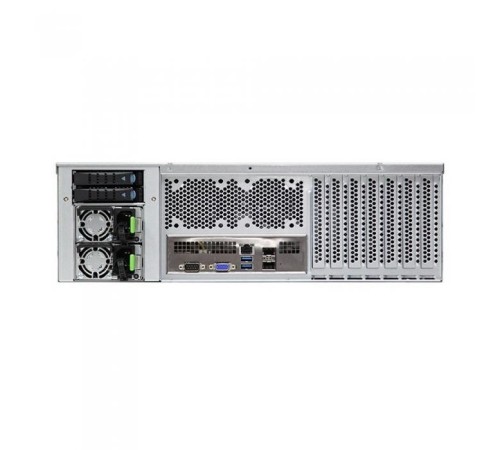 Серверный корпус/ RSC-3ET, 3U, 16xSATA/SAS HS 3,5/2,5" universal bay, 2x2,5" H/S bay, up to 12"(W) x 13"(D) E-ATX, 1x12G 16 port EOB BP with 3xSFF-8643, 800W 1+1 80+ Platinum, 28" slide rail, w/o CPU heatsink, w/o bezel