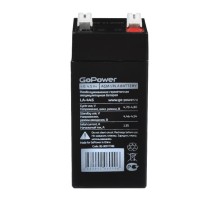 Аккумулятор свинцово-кислотный GoPower LA-445 4V 4.5Ah (1/20)