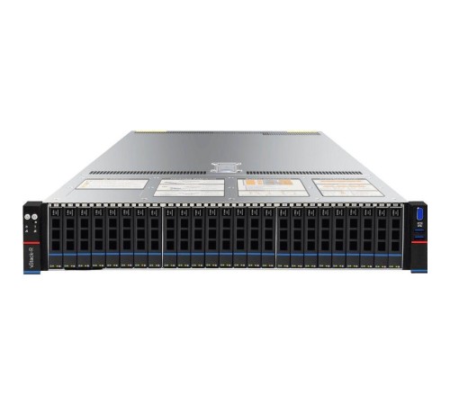 Серверная платформа/ Gooxi SL201-D24R-NV-G4 2u 24bay server with NVME bp,based on rapid sapphire, cooler 350W 2xPCIe 5.0x16; 4xPCIe 4.0x8 2x 2.5" rear SAS/SATA 2x 2.5" rear NVMe 1300W 1+1 EU power cables rail kit