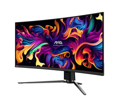 Монитор MSI MAG 341CQP QD-OLED 34,18" 21:9 UWQHD(3440x1440) QD-OLED 1800R,TrueBlack 400, 0.03ms(GTG), 1,5M:1,HDR Brightness 1000nits,2xHDMI,DP,USB-C,2xUSB-A,USB-B,Tilt,Swivel,Height,VESA,175Hz,Black,1y w-ty