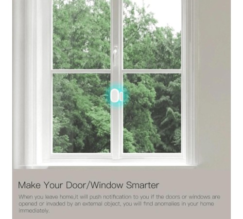 Датчик открытия дверей и окон MOES Door&Window Sensor CR2032 Zigbee