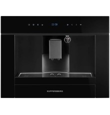 Автоматическая кофемашина Kuppersberg/ Автоматическая кофемашина, коллекция High-Tech,управление сенсорное,максимальное давление 20 бар,емкость для воды 1.8л, есть капучинатор,приготовление кофе автоматическое, материал панели стекло,цвет черный